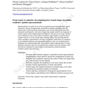 Leprévost, Grison, Prabhakar, Lhuillier and Morgagni - FROM CENTRE TO SUBURBS 2023