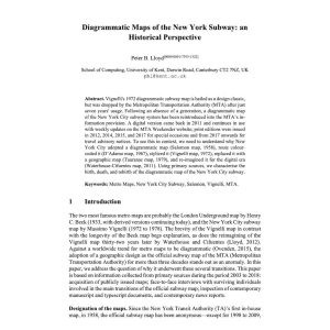 Lloyd - DIAGRAMMATIC MAPS OF THE NEW YORK SUBWAY 2010