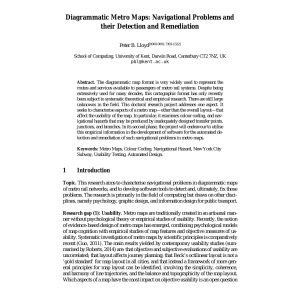 Lloyd - DIAGRAMMATIC METRO MAPS 2018