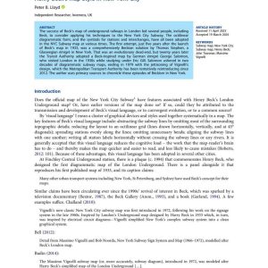 Lloyd - HENRY BECKS MAP STYLE IN NEW YORK CITY 2023