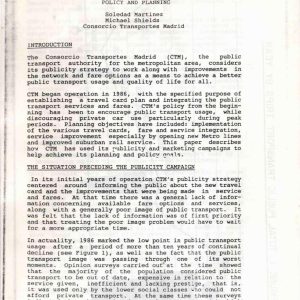Martinez and Shields - THE ROLE OF PUBLICITY IN PUBLIC TRANSPORT POLICY AND PLANNING 1991