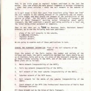 Ministry of Transport (France) - SUBURBS 1980