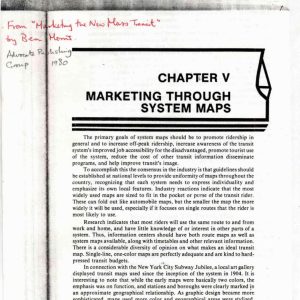 Morris - MARKETING THROUGH SYSTEM MAPS and MARKETING THROUGH TIME TABLES 1980