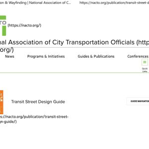 National Association of City Transportation Officials (USA) - TRANSIT STREET DESIGN GUIDE 2016