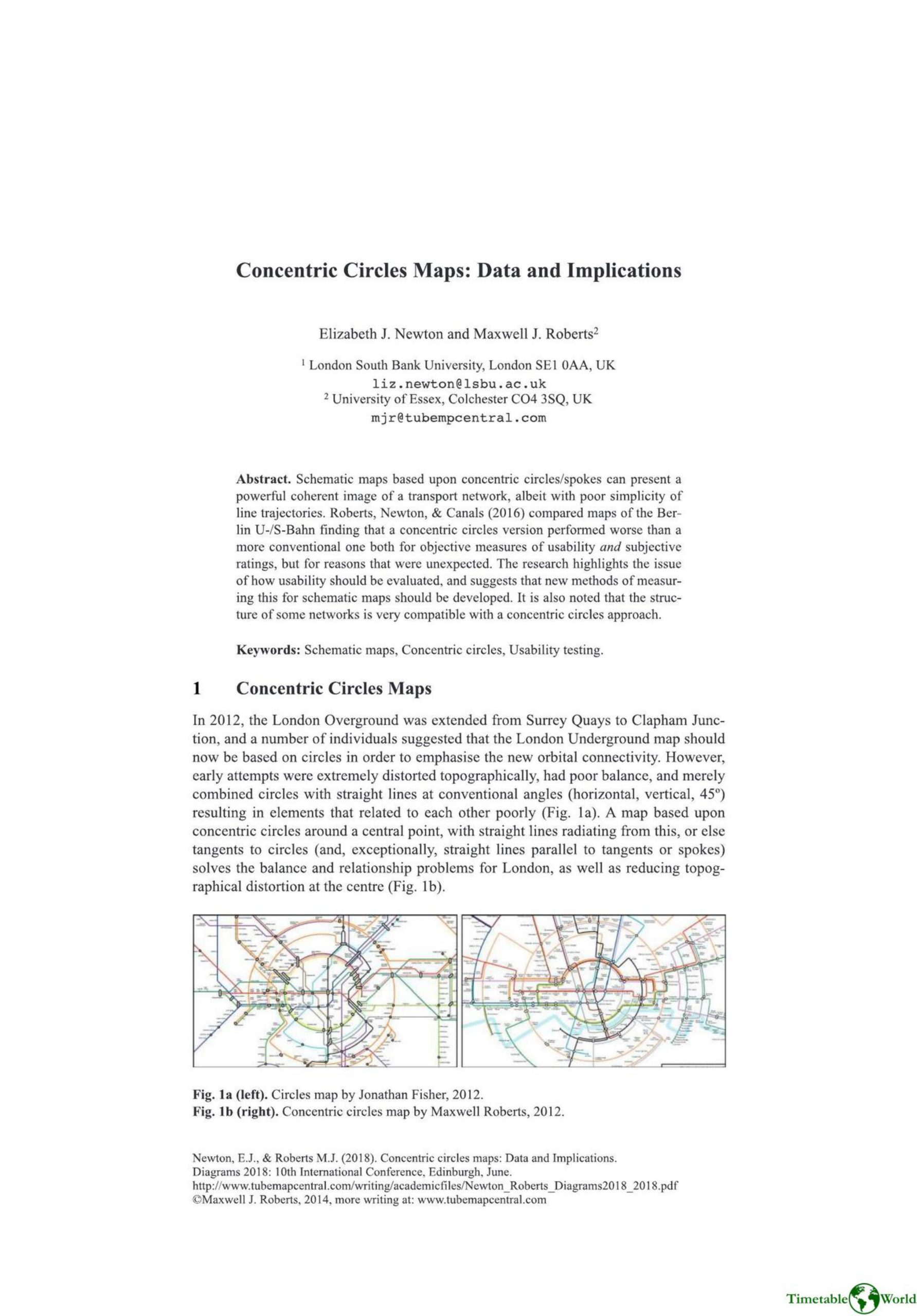 Newton and Roberts M - CONCENTRIC CIRCLES MAPS 2018