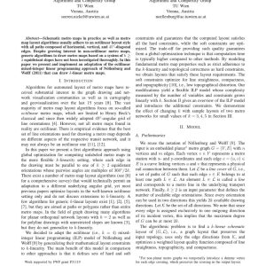 Nickel and Nöllenburg - DRAWING k-LINEAR METRO MAPS 2019