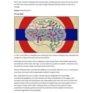 Pertusini - THE ART OF MAPMAKING REDRAWING LONDON UNDERGROUND 2025