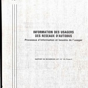 Pulenat-Aballea and Tarrius - INFORMATION FOR BUS ROUTE USERS 1978