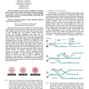 Roberts M - SCHEMATIC MAPS IN THE LABORATORY 2014
