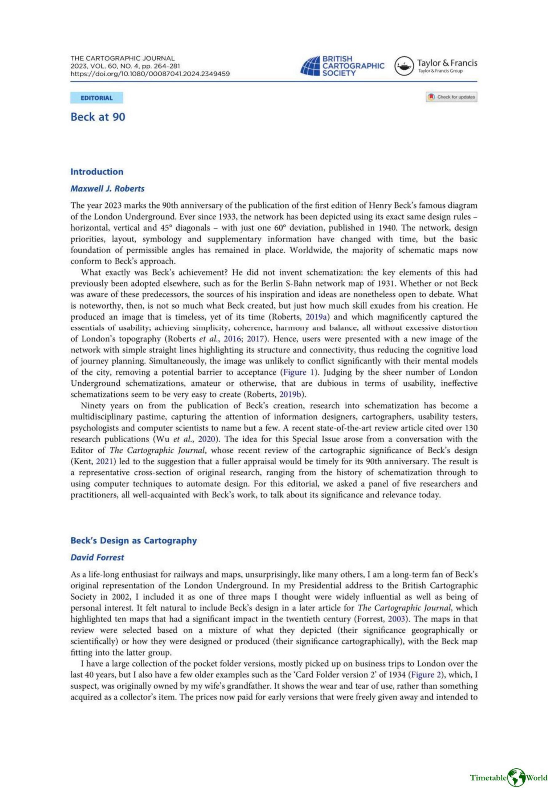 Roberts M, Forrest, Richards, Rodgers, Rose and Waller - BECK AT 90 2023