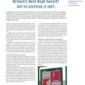 Rose - PUBLIC TRANSPORT BRITAINS BEST-KEPT SECRET 2011