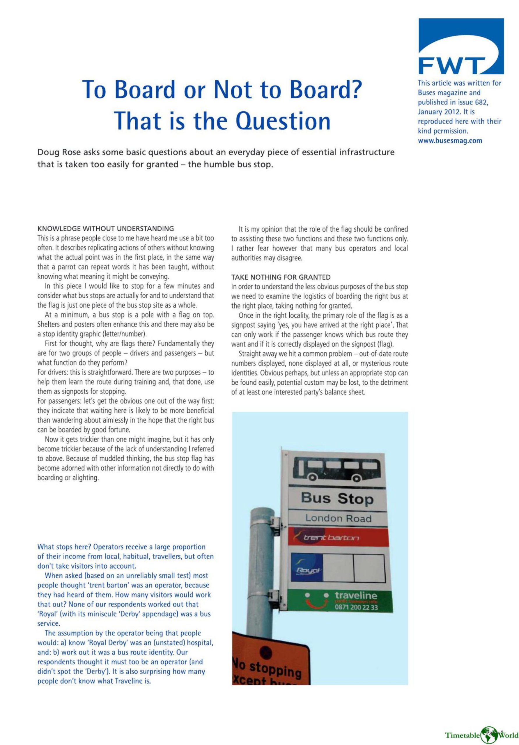 Rose - TO BOARD OR NOT TO BOARD 2012