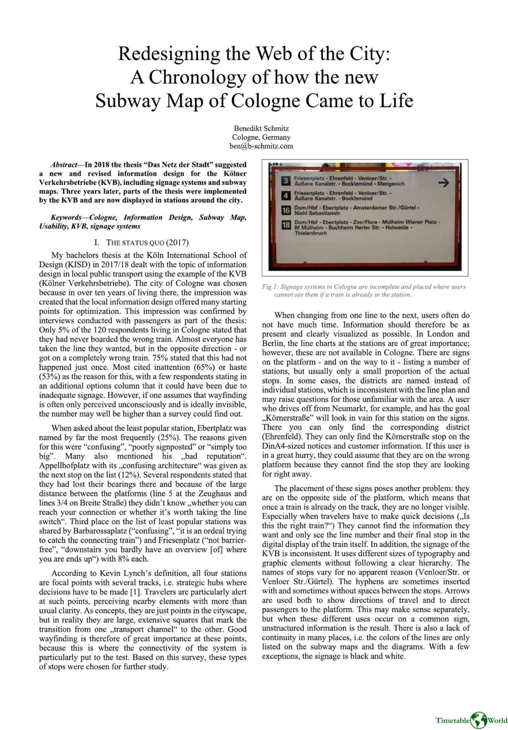 Schmitz - REDESIGNING THE WEB OF THE CITY 2022