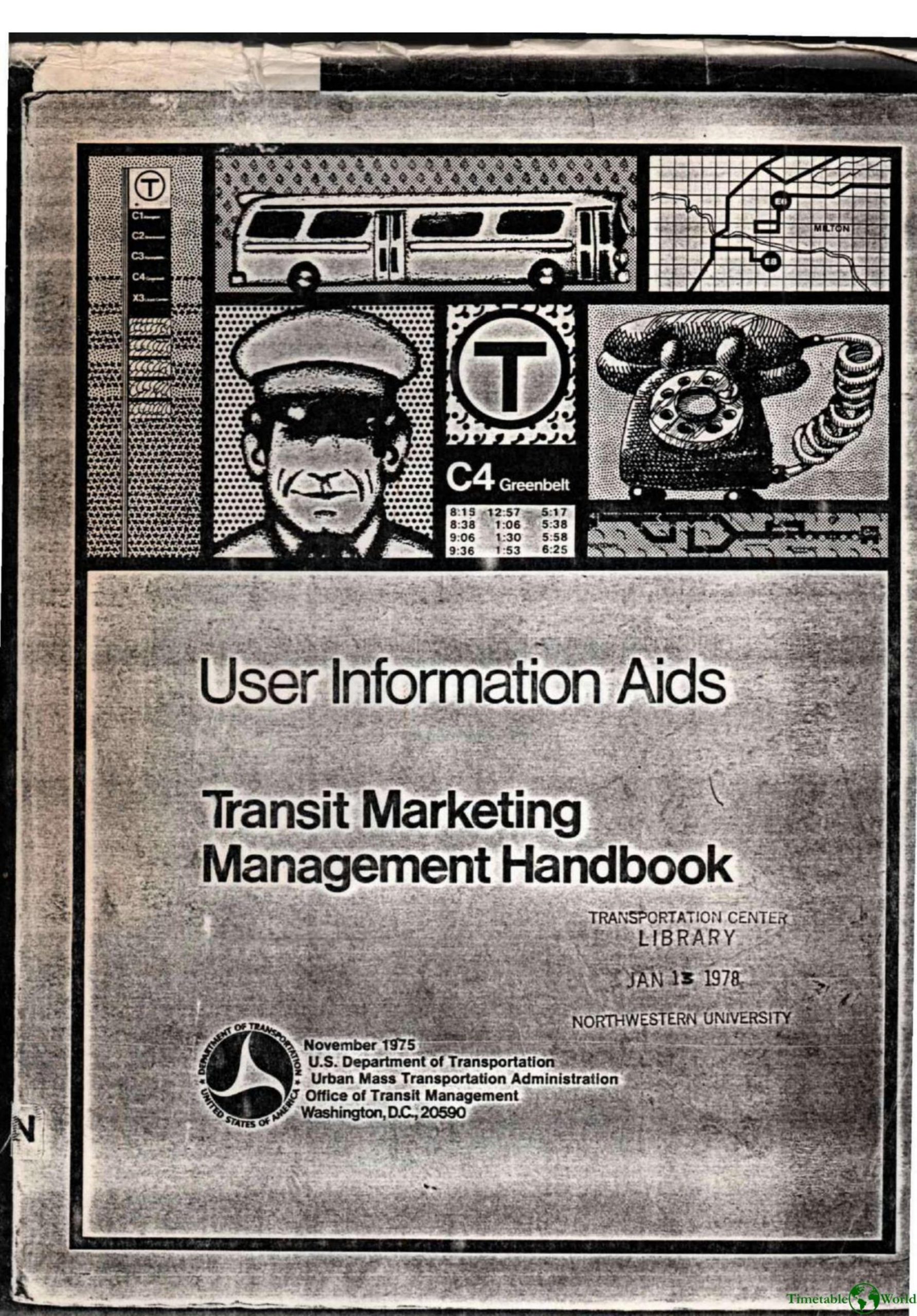 Urban Mass Transportation Administration (USA) - USER INFORMATION AIDS 1975