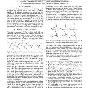 van Dijk, van Goethem, Haunert, Meulemans and Speckmann - AN AUTOMATED METHOD FOR CIRCULAR-ARC METRO MAPS 2014