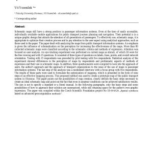Vozenilek - OPTIMIZATION OF MAPS FROM PUBLIC TRANSPORT INFORMATION SYSTEMS 2020