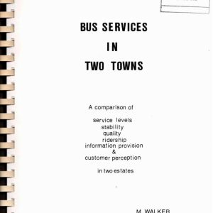 Walker - BUS SERVICES IN TWO TOWNS 1993