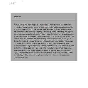 Wang and Peng - INTERACTIVE METRO MAP EDITING 2015