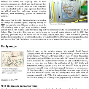 Wikipedia - NEW YORK CITY SUBWAY MAP 2025