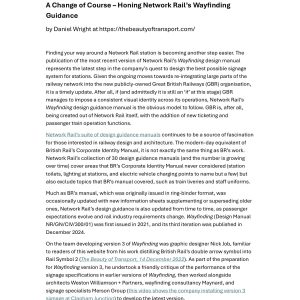 Wright - THE BEAUTY OF TRANSP{ORT - A CHANGE OF COURSE 2025