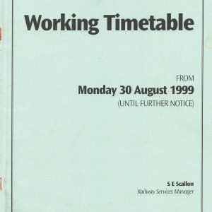 Northern Ireland Railways WTT 1999-08