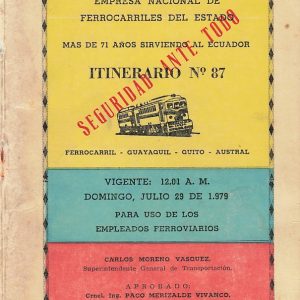 Guayaquil – Quito and Sibambe – Cuenca 1979-07 [Ecuador]